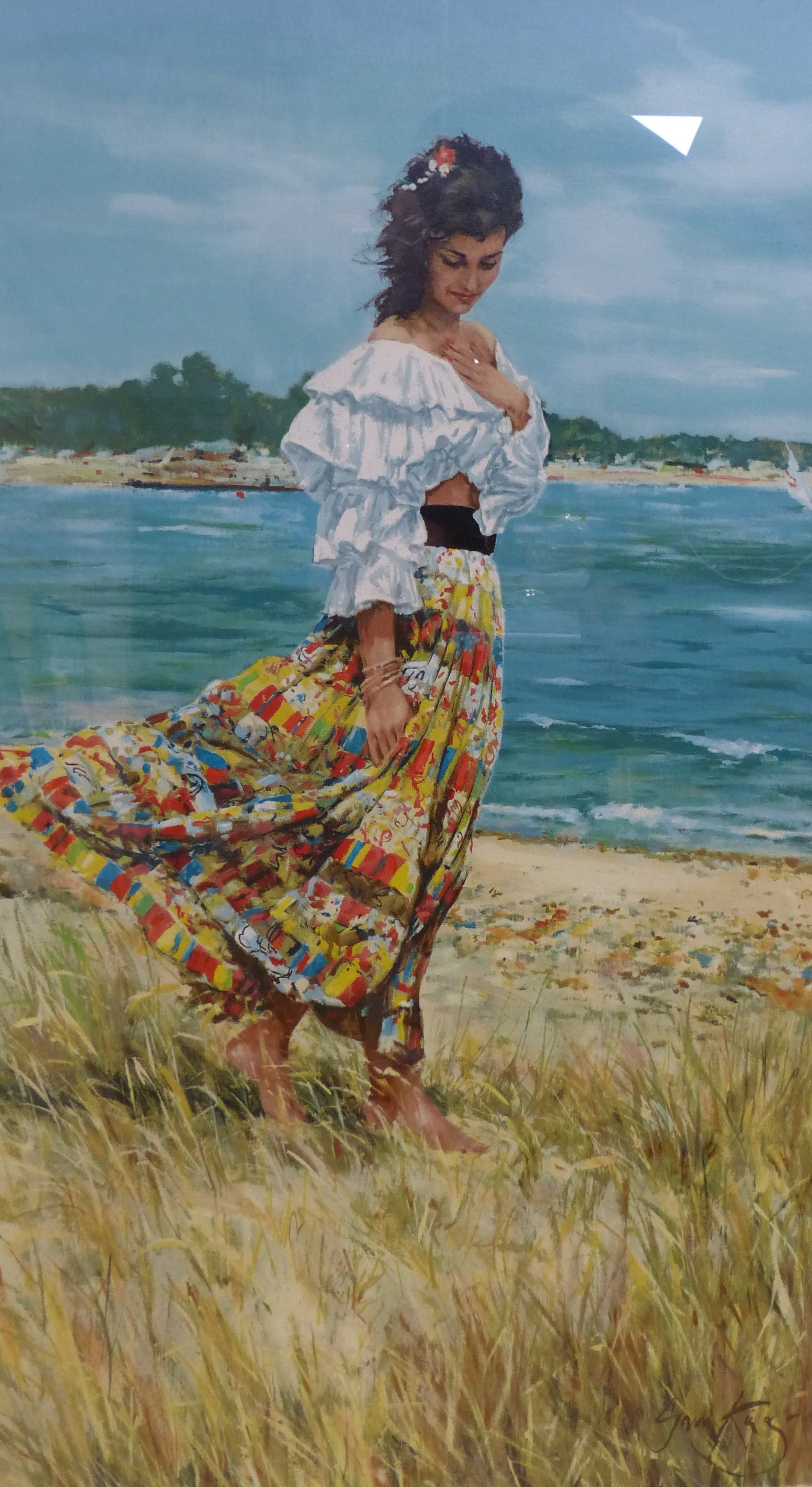 Gordon King (1939-), signed limited edition print, Carmel, 43 x 82cm